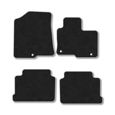 Car Mat Co Kia Optima (2016-2020) (Saloon) Premium Car Mats Tufted-Pile Carpet Grey Trim Tailored Fit Car Accessories Durable Set from B&Q
