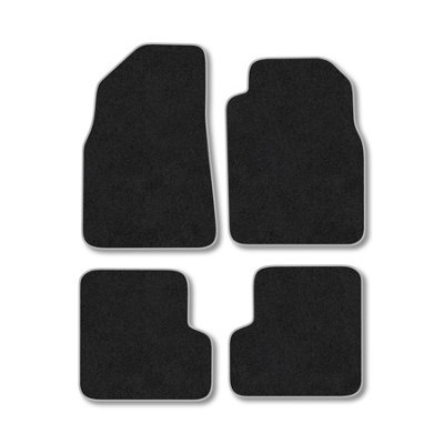 Car Mat Co Mg 3 (2011+) Premium Car Mats Tufted-Pile Carpet Grey Trim Tailored Fit Car Accessories Durable Set from B&Q