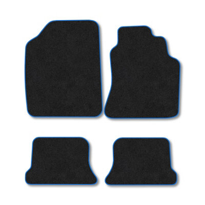 Car Mat Co Vw Carrado (1988-1995) Premium Car Mats Tufted-Pile Carpet Blue Trim Tailored Fit Car Accessories Durable Set from B&Q