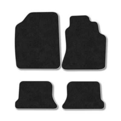 Car Mat Co Vw Carrado (1988-1995) Premium Car Mats Tufted-Pile Carpet Grey Trim Tailored Fit Car Accessories Durable Set from B&Q