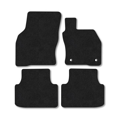 B&Q -  Cupra Formentor (2020+) Premium Car Mats Tufted-Pile Carpet Black Trim Tailored Fit Car Accessories Durable Set