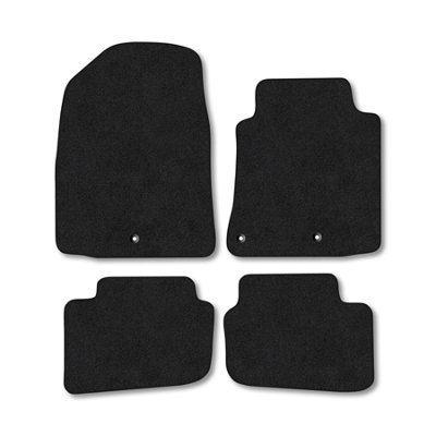 Car Mat Co Hyundai Ioniq (2020+)  Hybrid Premium Car Mats Tufted-Pile Carpet Black Trim Tailored Fit Car Accessories Durable Set from B&Q