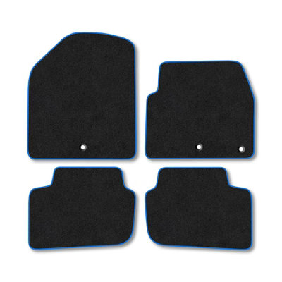 Car Mat Co Hyundai Ioniq (2020+) Ev Premium Car Mats Tufted-Pile Carpet Blue Trim Tailored Fit Car Accessories Durable Set from B&Q