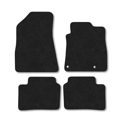 Car Mat Co Kia Niro (2022-) (Phev) Premium Car Mats Tufted-Pile Carpet Black Trim Tailored Fit Car Accessories Durable Set from B&Q