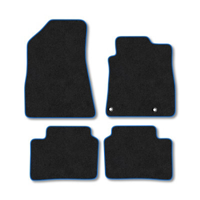 Car Mat Co Kia Niro (2022-) (Phev) Premium Car Mats Tufted-Pile Carpet Blue Trim Tailored Fit Car Accessories Durable Set from B&Q