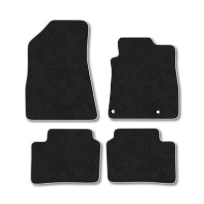 Car Mat Co Kia Niro (2022-) (Phev) Premium Car Mats Tufted-Pile Carpet Grey Trim Tailored Fit Car Accessories Durable Set from B&Q