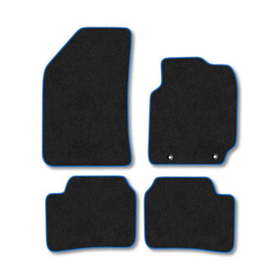 Car Mat Co Hyundai I10 (2020+) Premium Car Mats Tufted-Pile Carpet Blue Trim Tailored Fit Car Accessories Durable Set from B&Q
