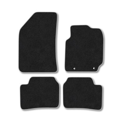 Car Mat Co Hyundai I10 (2020+) Premium Car Mats Tufted-Pile Carpet Grey Trim Tailored Fit Car Accessories Durable Set from B&Q