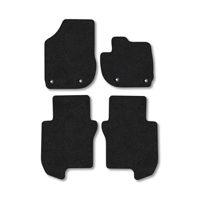 Car Mat Co Honda Jazz (2020+) (Manual) Premium Car Mats Tufted-Pile Carpet Black Trim Tailored Fit Car Accessories Durable Set from B&Q