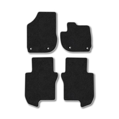 Car Mat Co Honda Jazz (2020+) (Manual) Premium Car Mats Tufted-Pile Carpet Grey Trim Tailored Fit Car Accessories Durable Set from B&Q