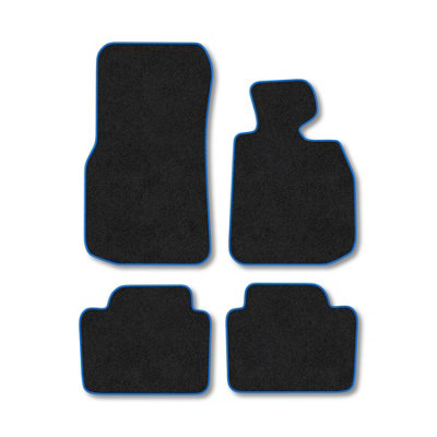 Car Mat Co Bmw 4 Series F36 Gran Coupe (2013-2020) Premium Car Mats Tufted-Pile Carpet Blue Trim Tailored Fit Car Accessories Durable Set from B&Q