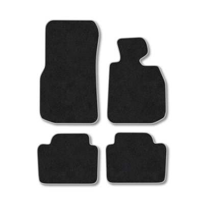 Car Mat Co Bmw 4 Series F36 Gran Coupe (2013-2020) Premium Car Mats Tufted-Pile Carpet Grey Trim Tailored Fit Car Accessories Durable Set from B&Q