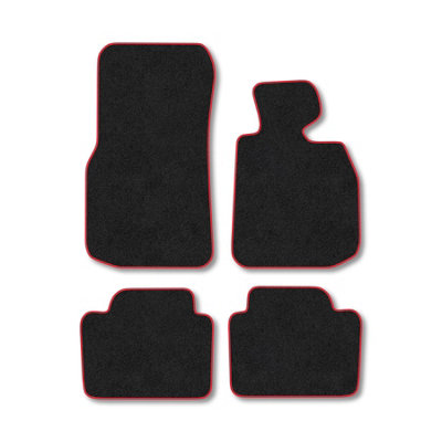 Car Mat Co Bmw 4 Series F36 Gran Coupe (2013-2020) Premium Car Mats Tufted-Pile Carpet Red Trim Tailored Fit Car Accessories Durable Set from B&Q