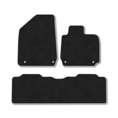 Car Mat Co Hyundai Ioniq 6 (2022+) Premium Car Mats Tufted-Pile Carpet Grey Trim Tailored Fit Car Accessories Durable Set from B&Q