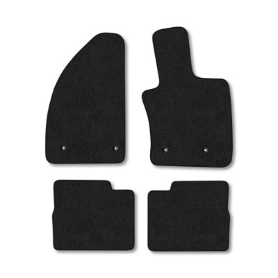 Car Mat Co Fiat Tipo Auto (2015+) Premium Car Mats Tufted-Pile Carpet Black Trim Tailored Fit Car Accessories Durable Set from B&Q