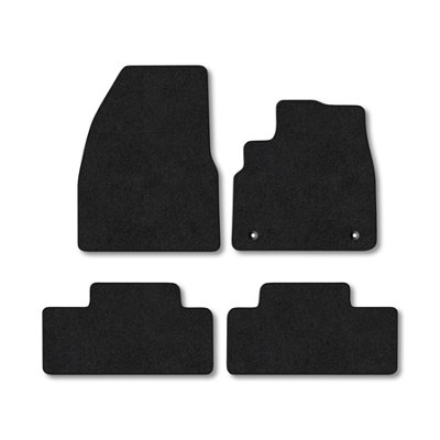 Car Mat Co Renault Megane E-Tech (2022+) Premium Car Mats Tufted-Pile Carpet Black Trim Tailored Fit Car Accessories Durable Set from B&Q