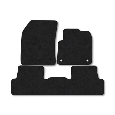 Car Mat Co Citroen C5 Aircross (2019+) Premium Car Mats Tufted-Pile Carpet Black Trim Tailored Fit Car Accessories Durable Set from B&Q