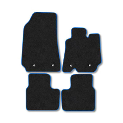 Car Mat Co Renault Arkana (2021+) Premium Car Mats Tufted-Pile Carpet Blue Trim Tailored Fit Car Accessories Durable Set from B&Q