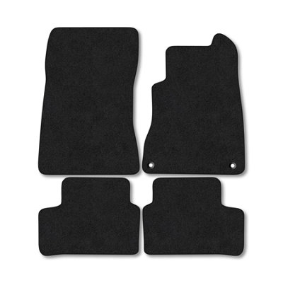 Car Mat Co Mercedes B-Class (W247) (2018+) Premium Car Mats Tufted-Pile Carpet Black Trim Tailored Fit Car Accessories Durable Set from B&Q