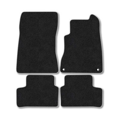 Car Mat Co Mercedes B-Class (W247) (2018+) Premium Car Mats Tufted-Pile Carpet Grey Trim Tailored Fit Car Accessories Durable Set from B&Q