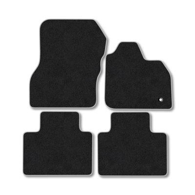 Car Mat Co Renault Zoe E-Tech (2021+) Ev Premium Car Mats Tufted-Pile Carpet Grey Trim Tailored Fit Car Accessories Durable Set from B&Q
