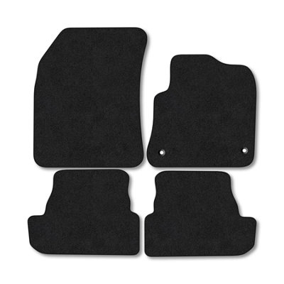 Car Mat Co Vauxhall Grandland (2020+)  Phev Premium Car Mats Tufted-Pile Carpet Black Trim Tailored Fit Car Accessories Durable Set from B&Q