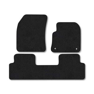 Car Mat Co Ds7 (2018+) Premium Car Mats Tufted-Pile Carpet Black Trim Tailored Fit Car Accessories Durable Set from B&Q