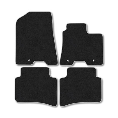Car Mat Co Hyundai Nexo (2019+) Premium Car Mats Tufted-Pile Carpet Grey Trim Tailored Fit Car Accessories Durable Set from B&Q