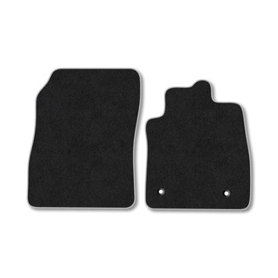 Car Mat Co Ford Fiesta Van (2017+) Premium Car Mats Tufted-Pile Carpet Grey Trim Tailored Fit Car Accessories Durable Set from B&Q
