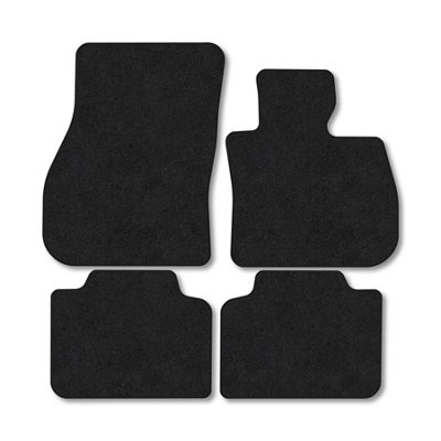 Car Mat Co Mini Countryman (2024+) Premium Car Mats Tufted-Pile Carpet Black Trim Tailored Fit Car Accessories Durable Set from B&Q