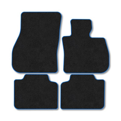 Car Mat Co Mini Countryman (2024+) Premium Car Mats Tufted-Pile Carpet Blue Trim Tailored Fit Car Accessories Durable Set from B&Q