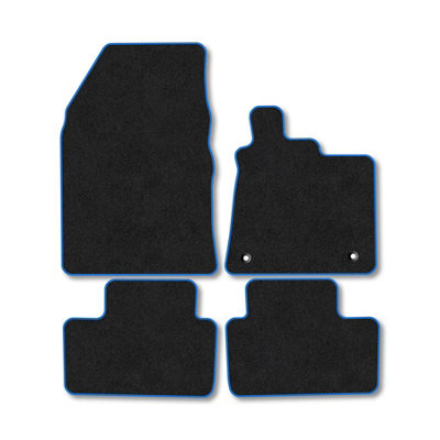 Car Mat Co Renault Symbioz (2024+) Premium Car Mats Tufted-Pile Carpet Blue Trim Tailored Fit Car Accessories Durable Set from B&Q