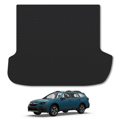 Car Mat Co Subaru Outback (2014-2020) Heavy-Duty Rubber Boot Mat Tailored Accessory Protector Durable 5mm Thick Waterproof from B&Q