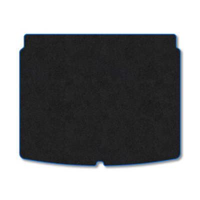 B&Q -  Cupra Formentor (2020+) Boot Liner Tailored Accessory Protector Anti-Slip Durable Pet Friendly Carpet Blue Trim