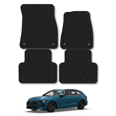 Car Mat Co Audi A5 Avant (2025+) Car Mats Black Carpet Tailored Fit Easy Clean With Clips from B&Q
