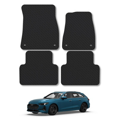 Car Mat Co Audi A5 Avant (2025+) 5mm Rubber Premium Car Mats Heavy-Duty Tailored Fit from B&Q