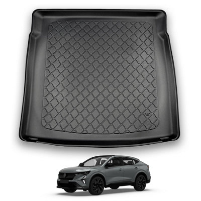 Nomad Renault Rafale (2024+) Boot Liner Premium Tailored Boot Mat Protector Easy Install Thermoplastic Waterproof Raised Edges from B&Q