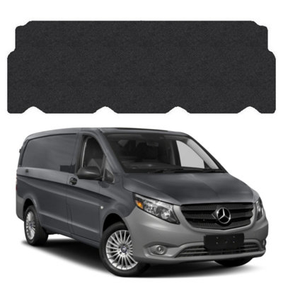 B&Q -  Mercedes Vito (2014+) (W447) (Dualiner)  Van Mats Tailored Fit Easy-Clean Car Accessories Durable