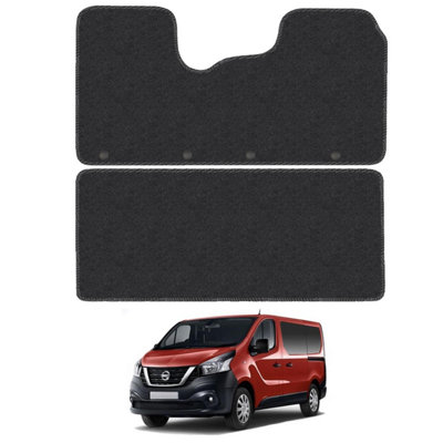 Car Mat Co Nissan Nv300 (2016+) (Crew Cab)  Van Mats Tailored Fit Easy-Clean Car Accessories Durable from B&Q