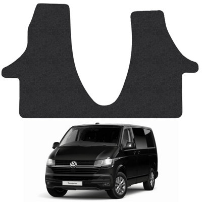 Car Mat Co Vw Transporter T6.1 (2019+) (Double Seat)  Van Mats Tailored Fit Easy-Clean Car Accessories Durable from B&Q
