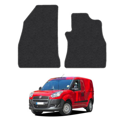 Car Mat Co Fiat Doblo (2010+)  Van Mats Tailored Fit Easy-Clean Car Accessories Durable from B&Q