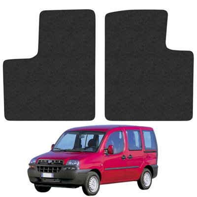 Car Mat Co Fiat Doblo (2001-2010)  Van Mats Tailored Fit Easy-Clean Car Accessories Durable from B&Q