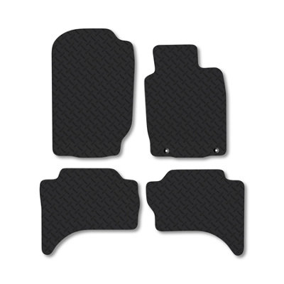 Car Mat Co Fiat Fullback (2016+) (No Rear Heating) 5mm Thick Rubber Van Mats from B&Q