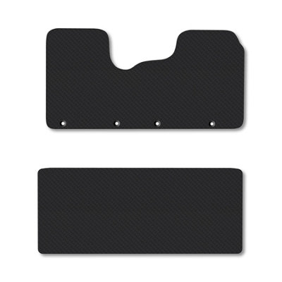 Car Mat Co Nissan Nv300 (2016+) Crew Cab 5mm Thick Rubber Car Mats Heavy-Duty Tailored Fit Van Mats With Clips from B&Q