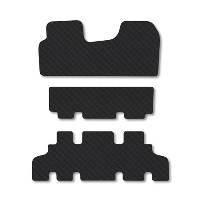 Car Mat Co Nissan Primastar (2001-2014) (Combi) 5mm Thick Rubber Van Mats from B&Q