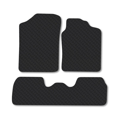 Car Mat Co Citroen Berlingo Multispace (1996-2008) 5mm Thick Rubber Van Mats from B&Q