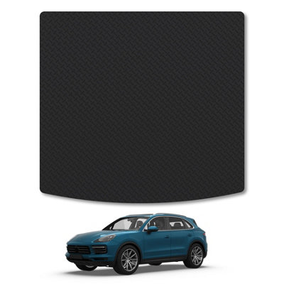 Car Mat Co Porsche Cayenne (2017-2023) Rubber Boot Mat Tailored Accessory Protector Liner Durable Waterproof Accessories from B&Q