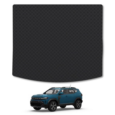 B&Q -  Dacia Duster (2024+) (Upper Boot) Rubber Boot Mat Tailored Accessory Protector Liner Durable Waterproof Accessories