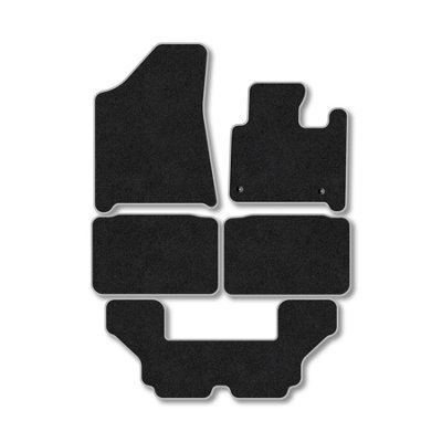 Car Mat Co Hyundai Santa Fe (Hev) 7 Seats 2024+ Car Mats Grey Trim Carpet Tailored Fit from B&Q