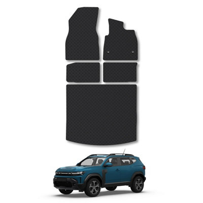 B&Q -  Dacia Duster (Upper Boot) (2024+) Rubber Boot Mat Tailored Accessory Protector Liner Durable Waterproof Accessories